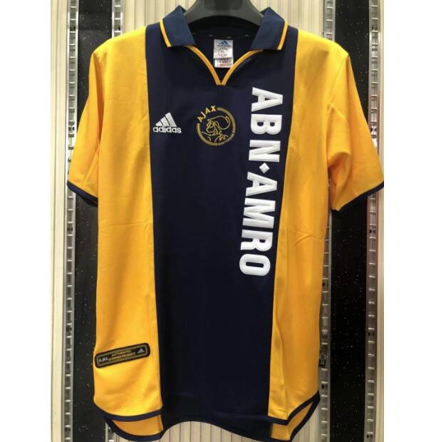 2001 Ajax Retro Away Kit Soccer Jersey